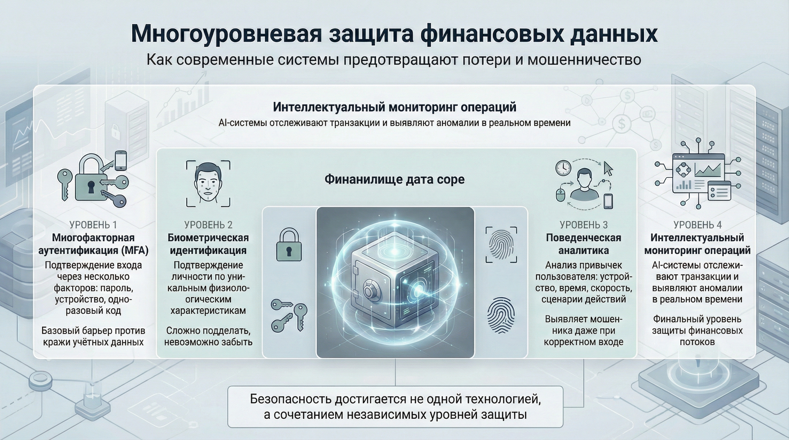 Многоуровневая защита финансовых данных