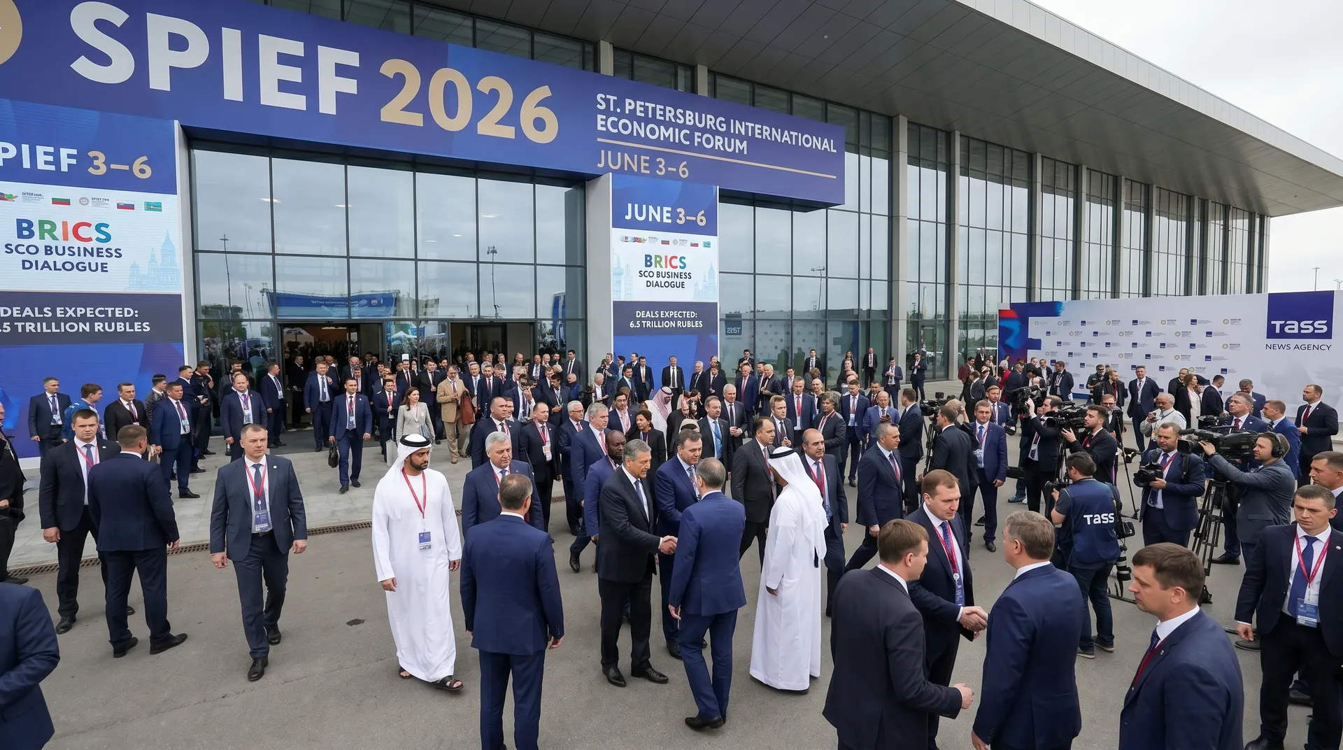 ПМЭФ-2026 открылся: 6,5 трлн рублей сделок, БРИКС в повестке