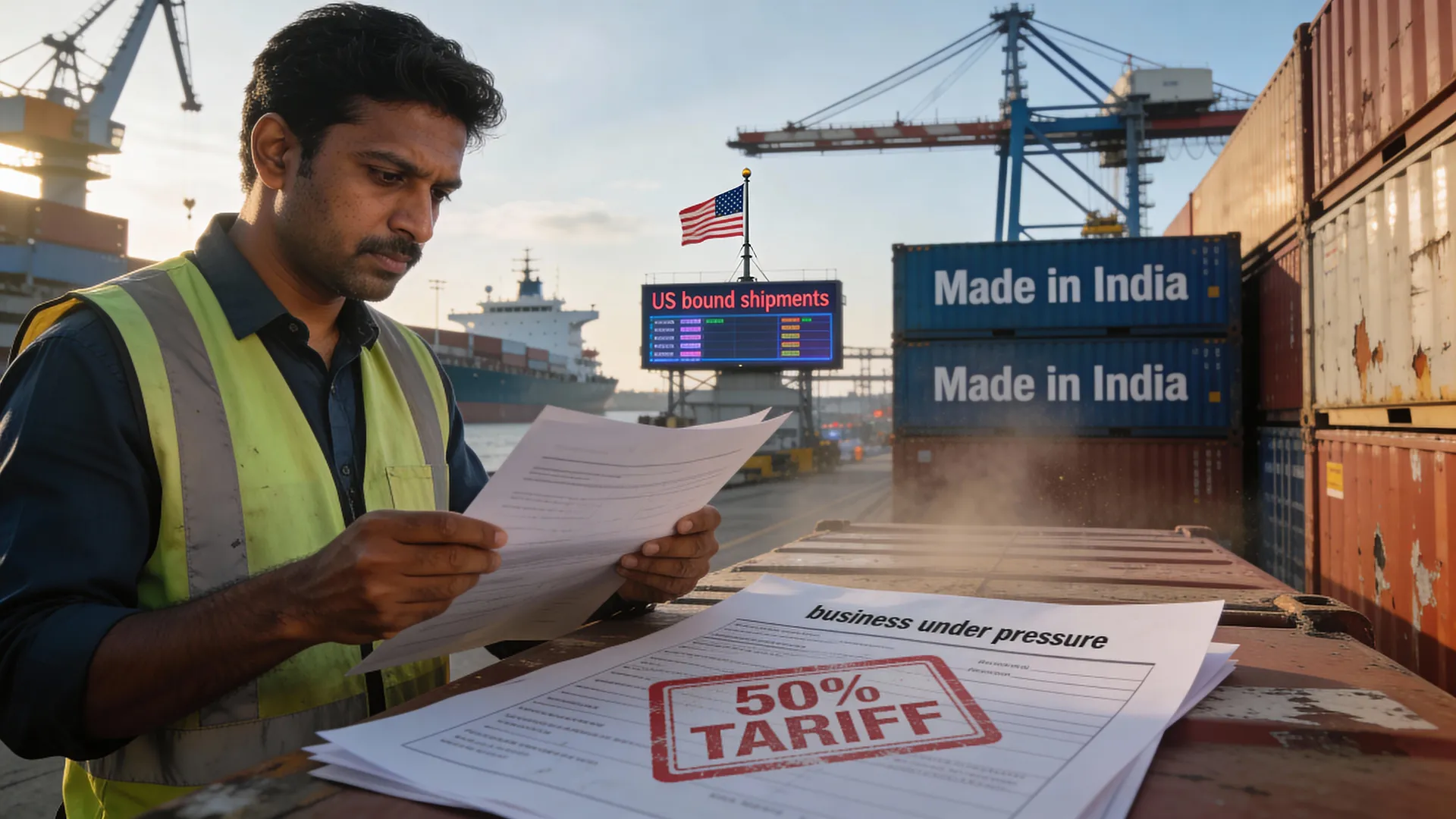 Индийский экспорт под 50% тарифом США: компании держат цены, но теряют отгрузки