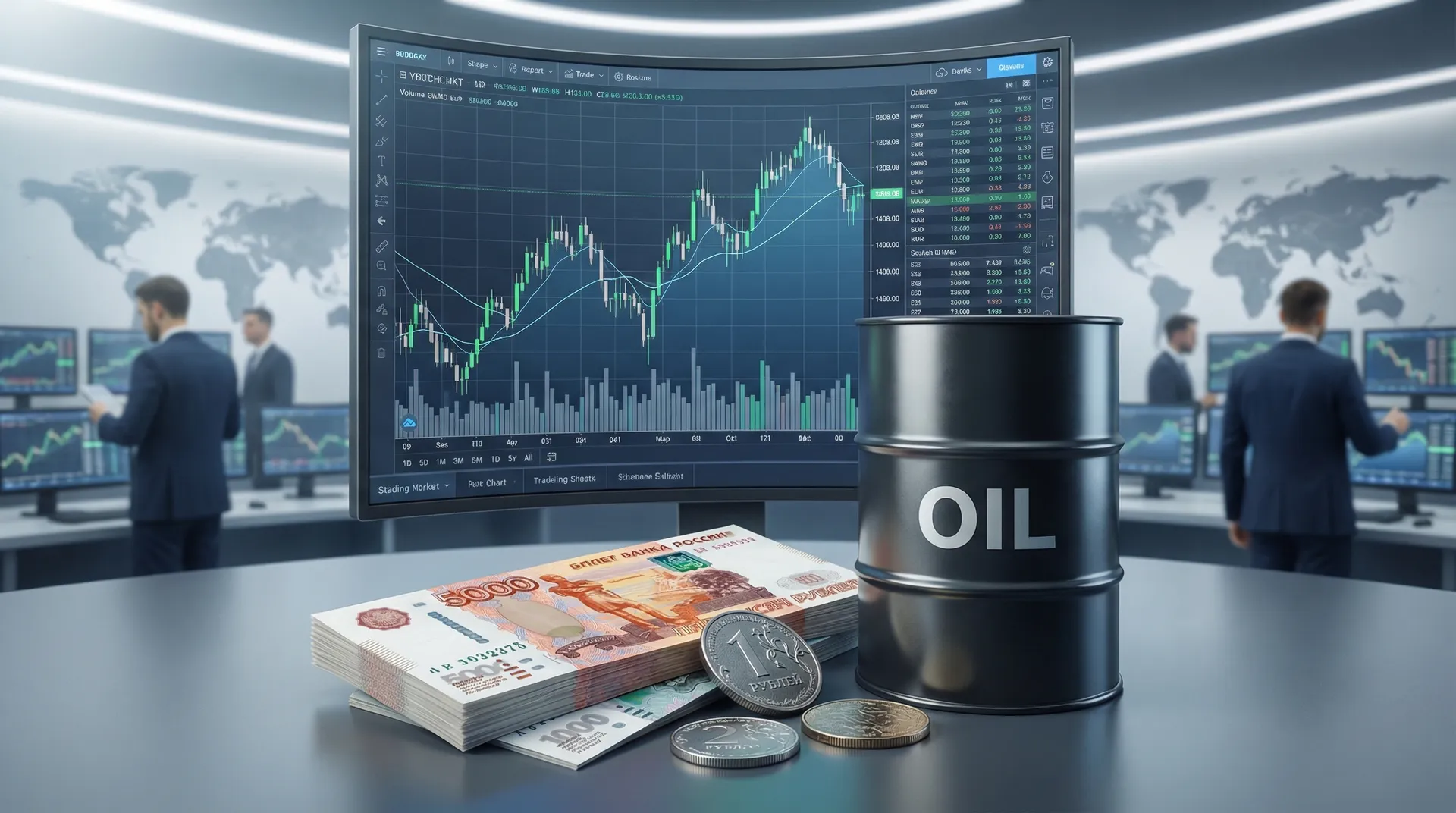 Рубль укрепляется, нефть стабилизируется, биржа ищет опору: чего ждать на новой неделе