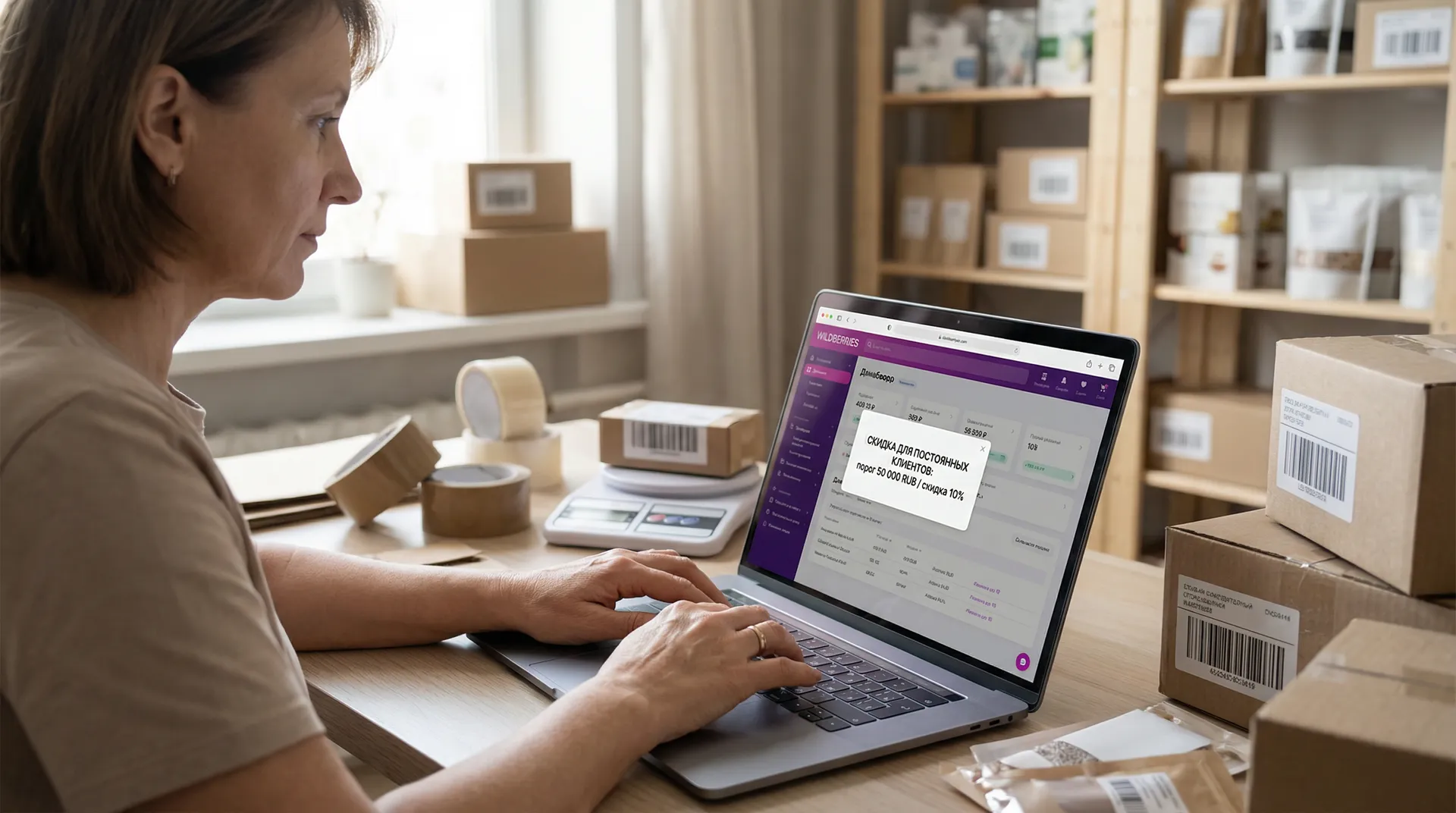 Wildberries тестирует «Скидку лояльности»: персональные 3–50% за выкуп и новая комиссия для продавца