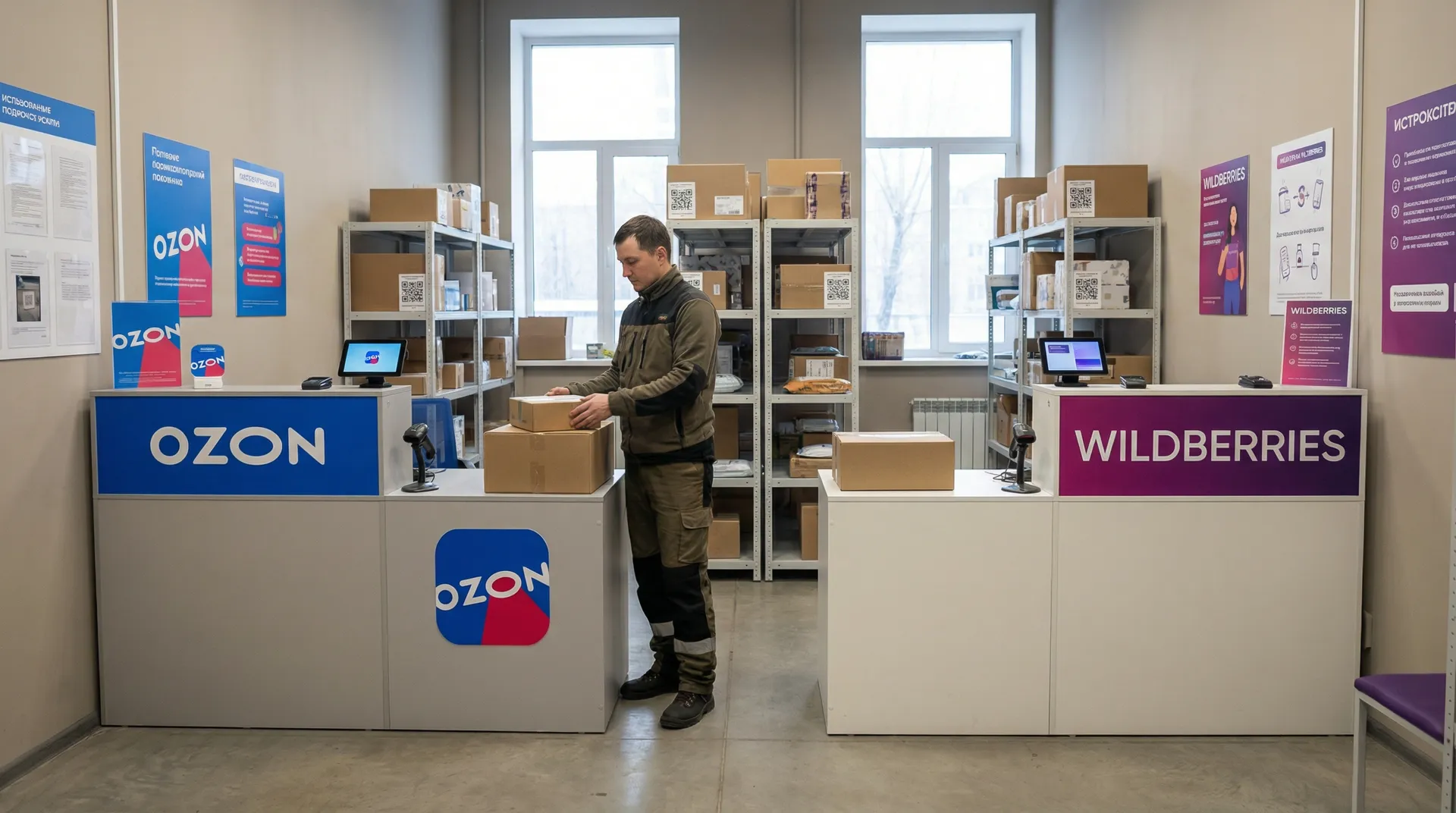 Минпромторг запретит маркетплейсам давить на владельцев ПВЗ