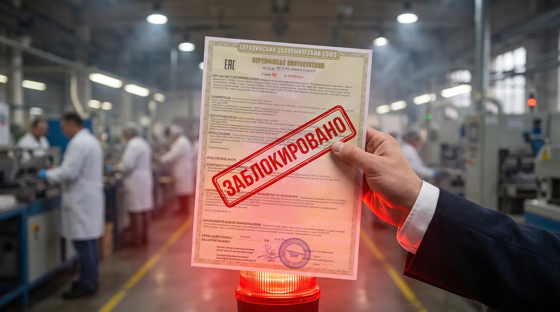 Росаккредитация впервые приостановила армянский орган по сертификации
