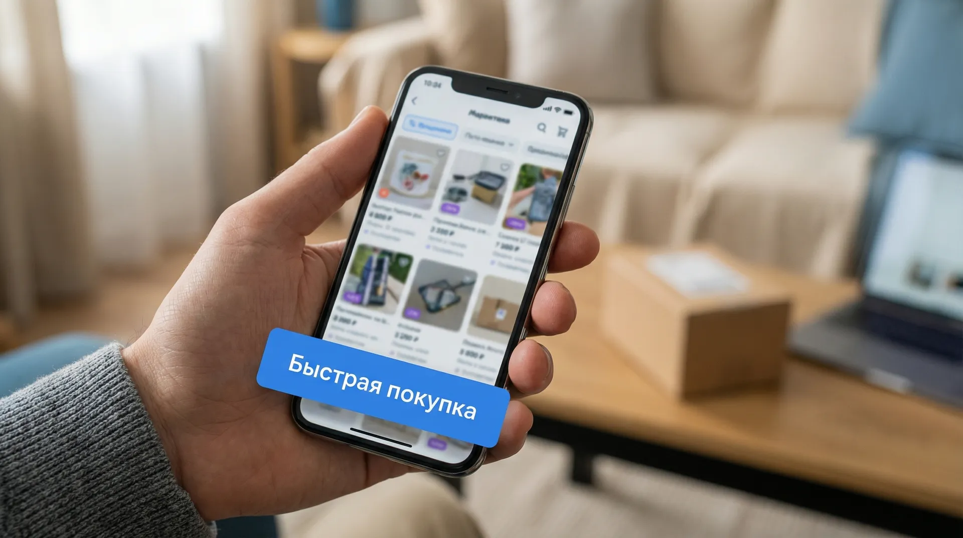 Мегамаркет ускорил покупки: заказ из выдачи теперь в два шага