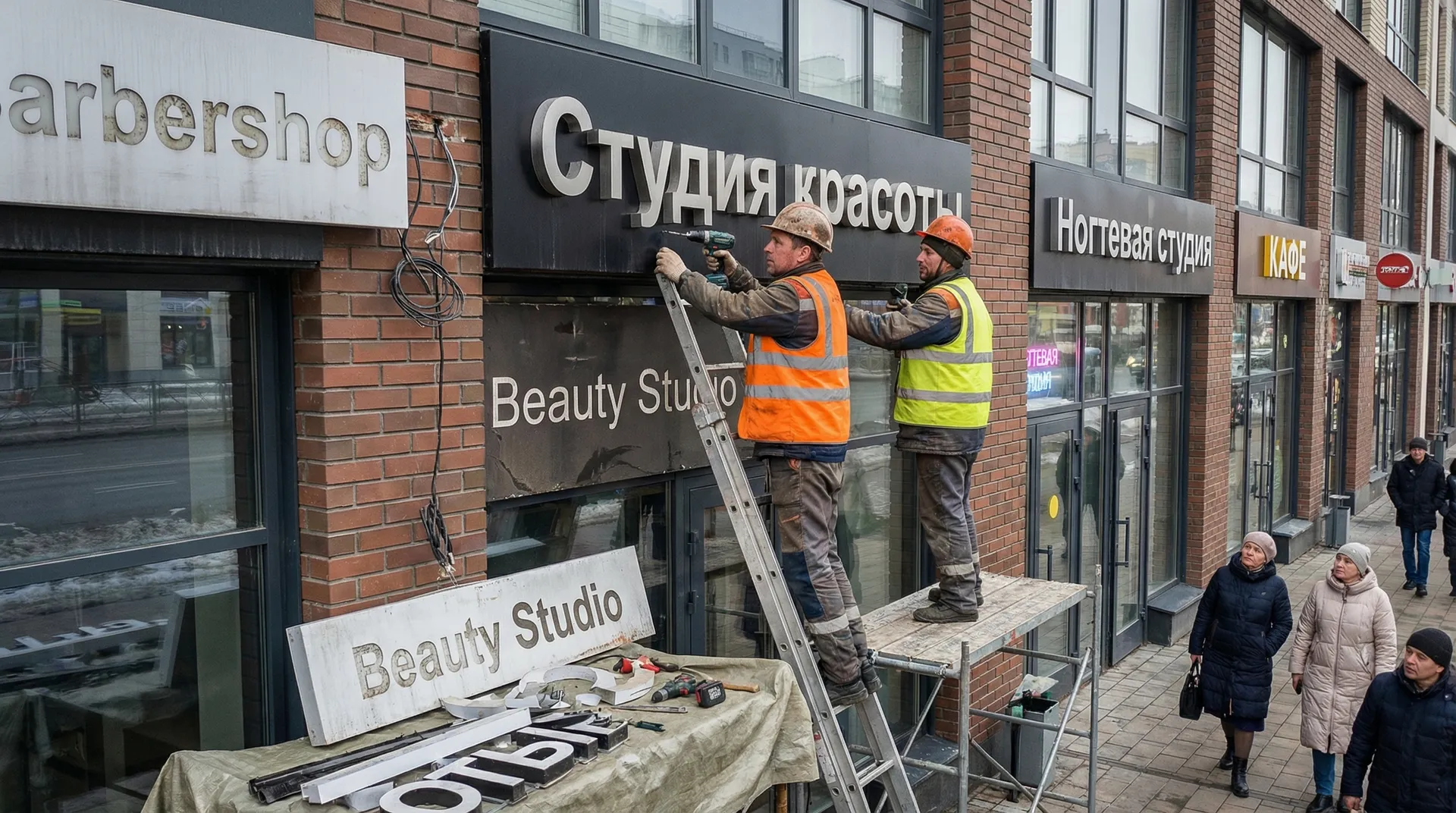 Бизнесу разрешили не менять вывески срочно