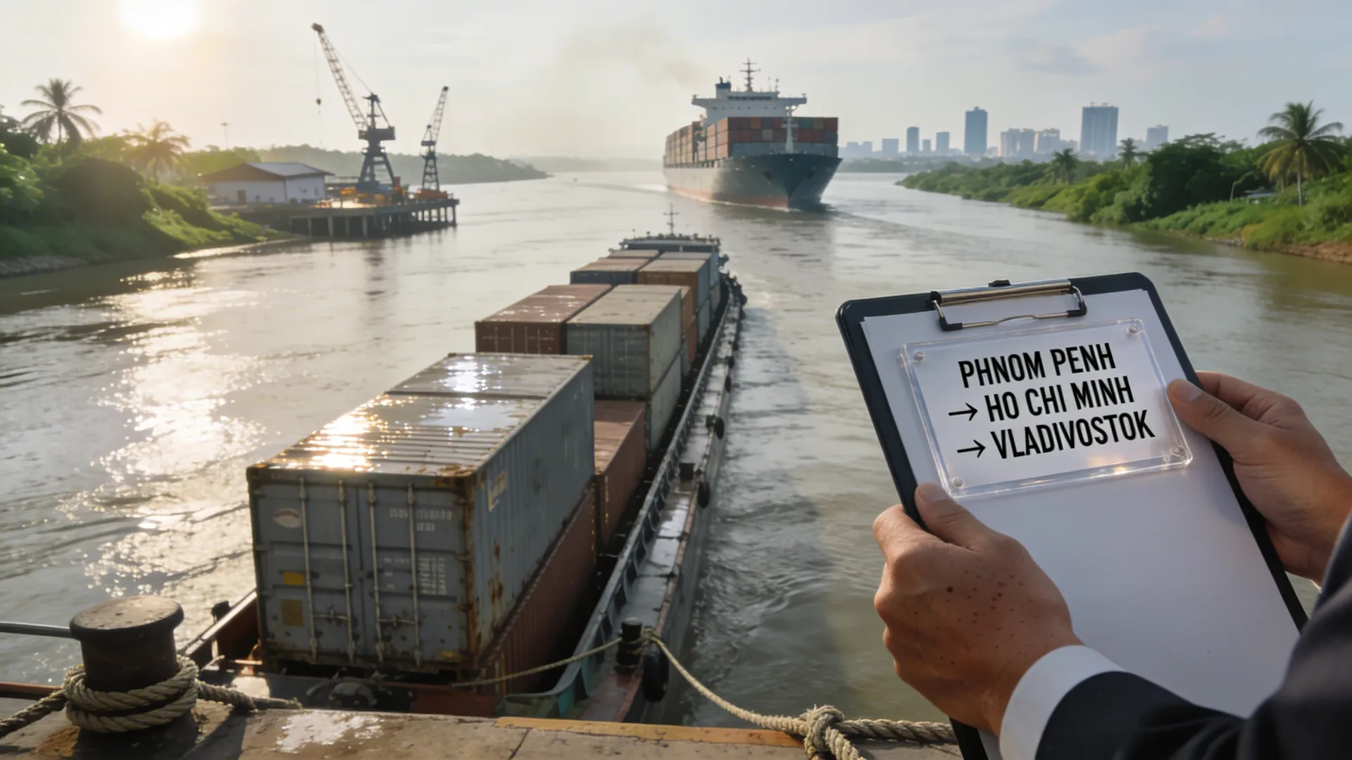 FESCO связала Камбоджу и РФ: 12 дней до Владивостока, 32 — до Москвы