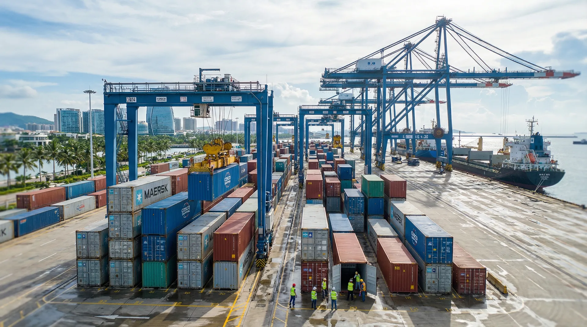 Китай ускоряет торговлю через порт Хайнань