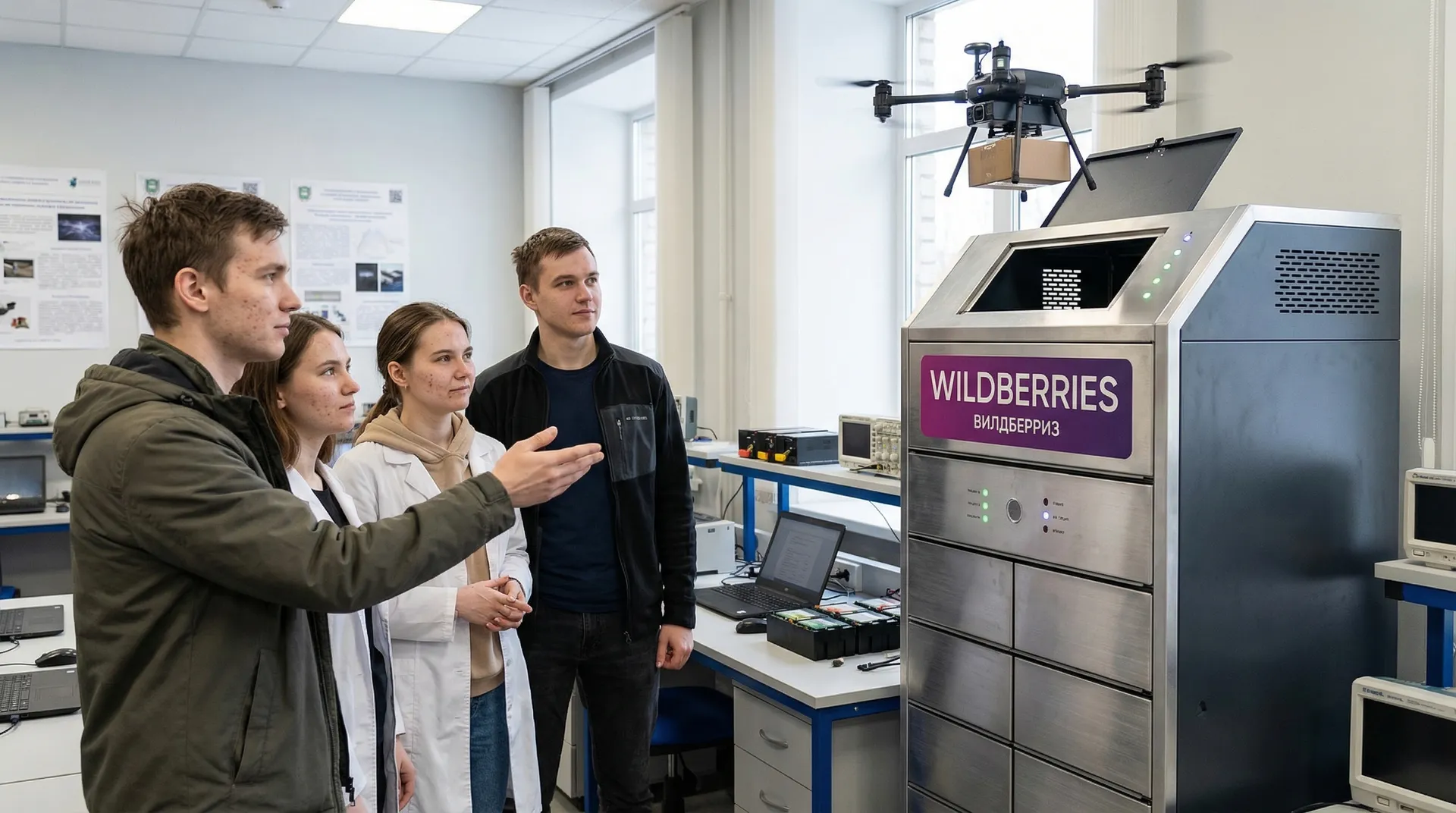 Wildberries готовит постаматы с приемом посылок от дронов