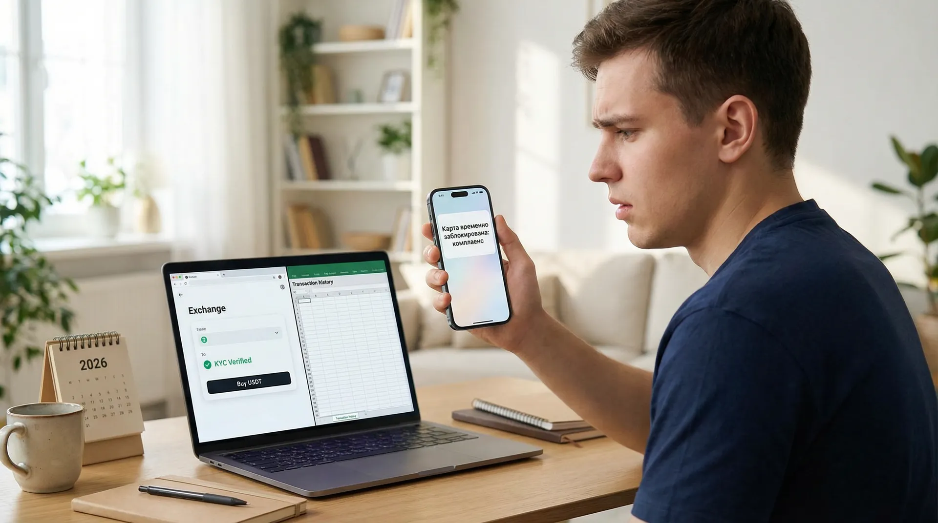 Крипта без «лишнего внимания» заканчивается блоком карты и KYC