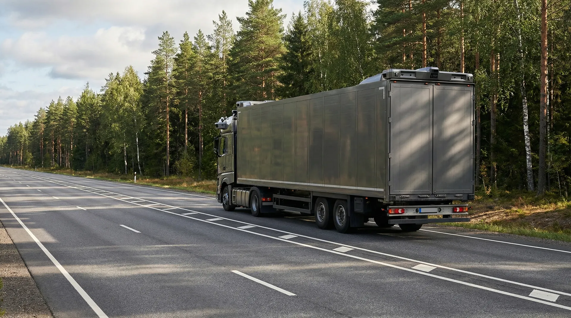 Трасса М-12 открывается для беспилотных грузовиков