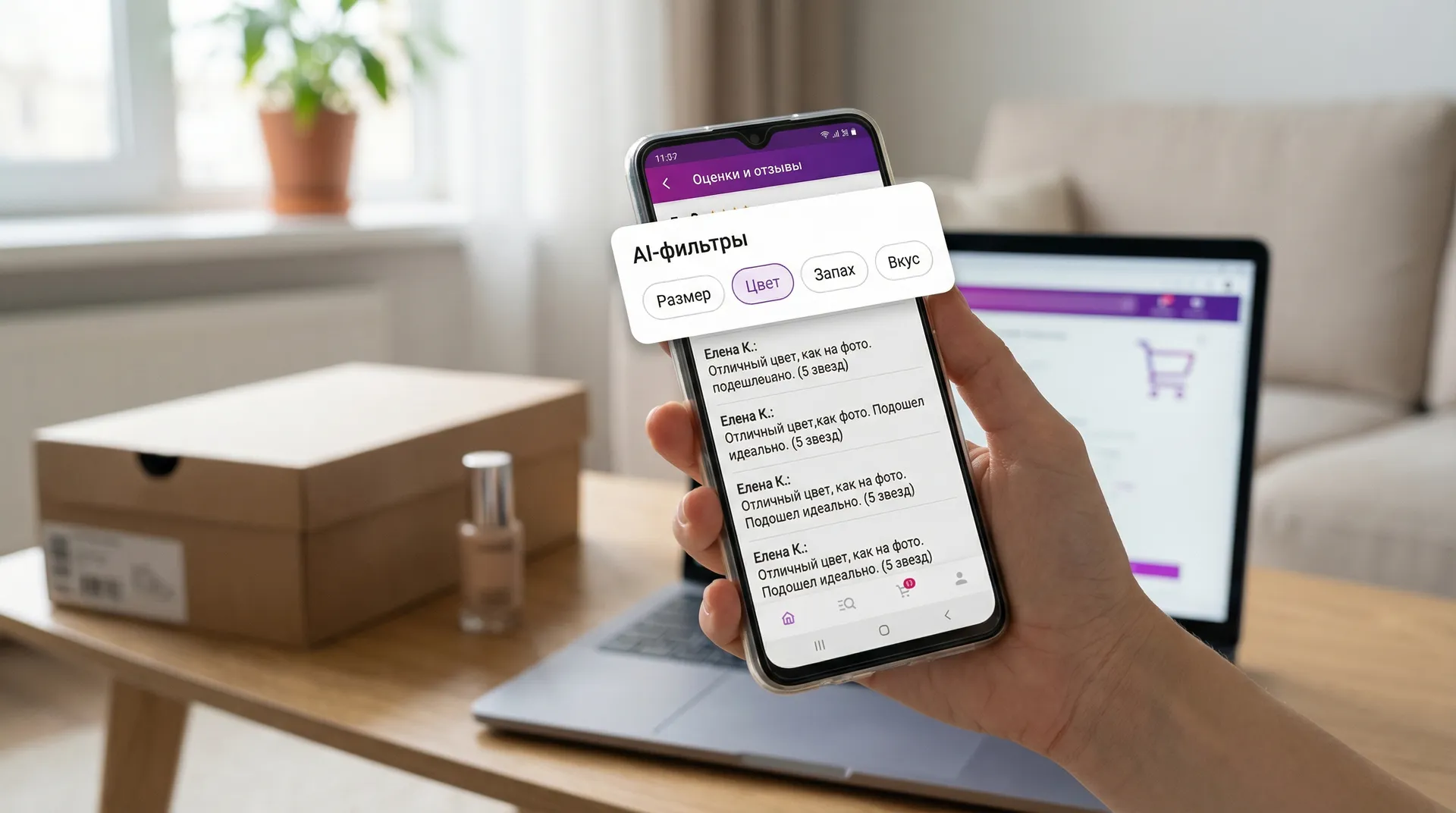 Wildberries включила ИИ-фильтры отзывов: поиск по “размеру” и “цвету”
