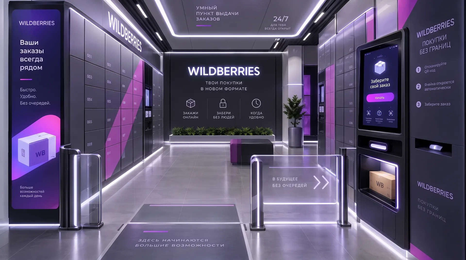Wildberries расширяет сеть автоматизированных ПВЗ: рост в 6 раз за лето