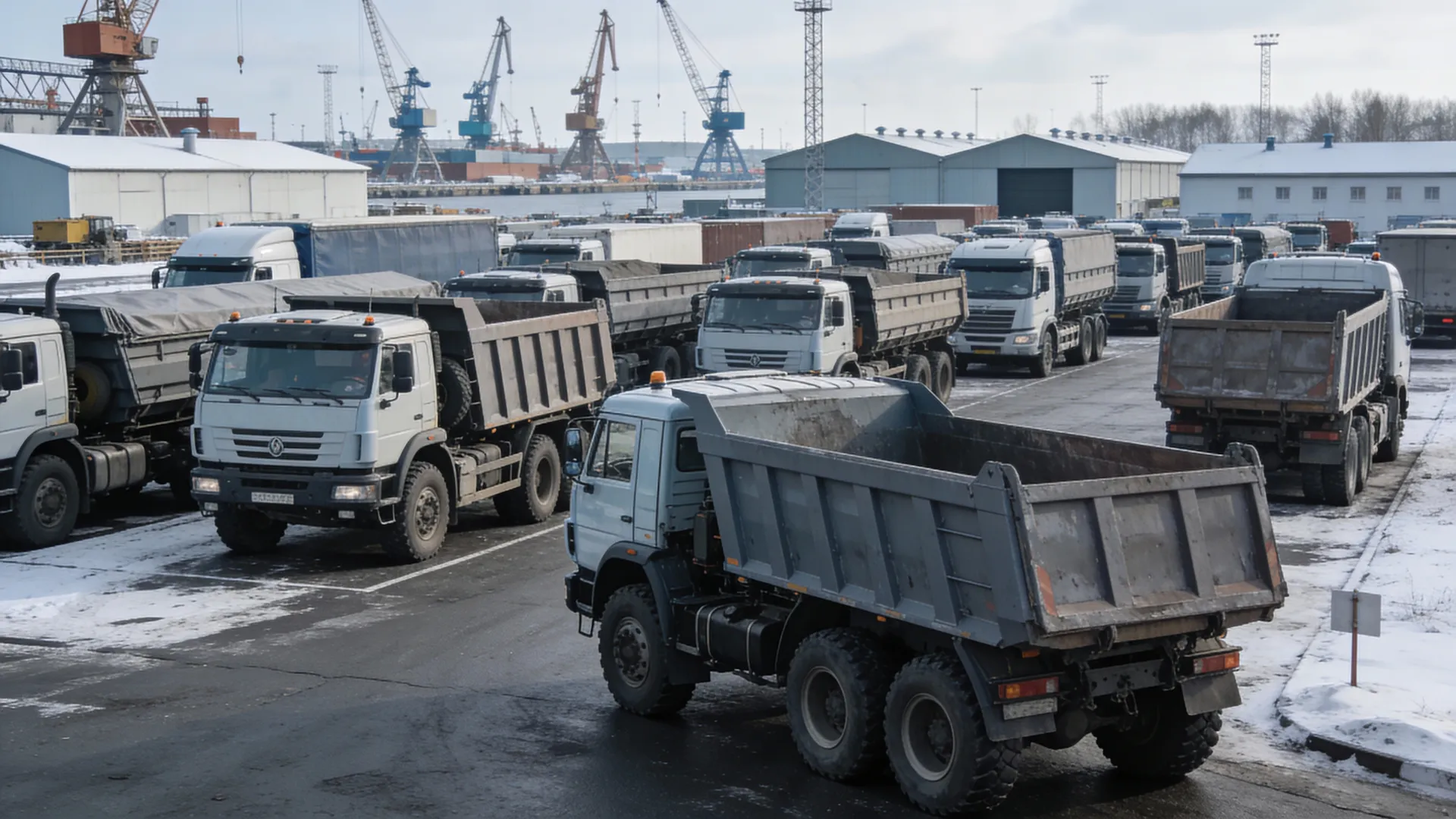 Импорт новых грузовиков в Россию рухнул почти в 10 раз