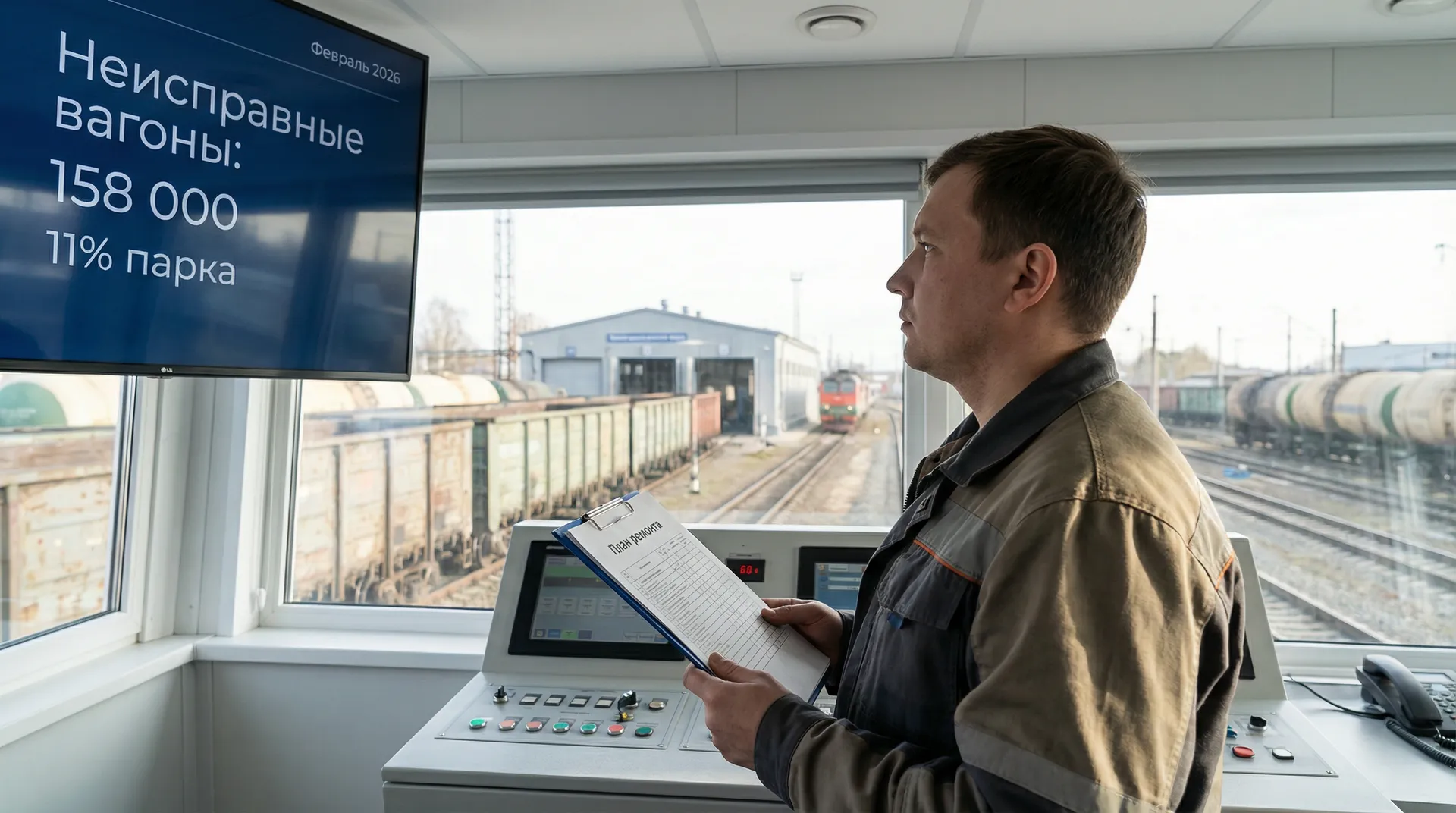 Дефицит вагонов уже в апреле-мае: неисправный парк вырос на 84%