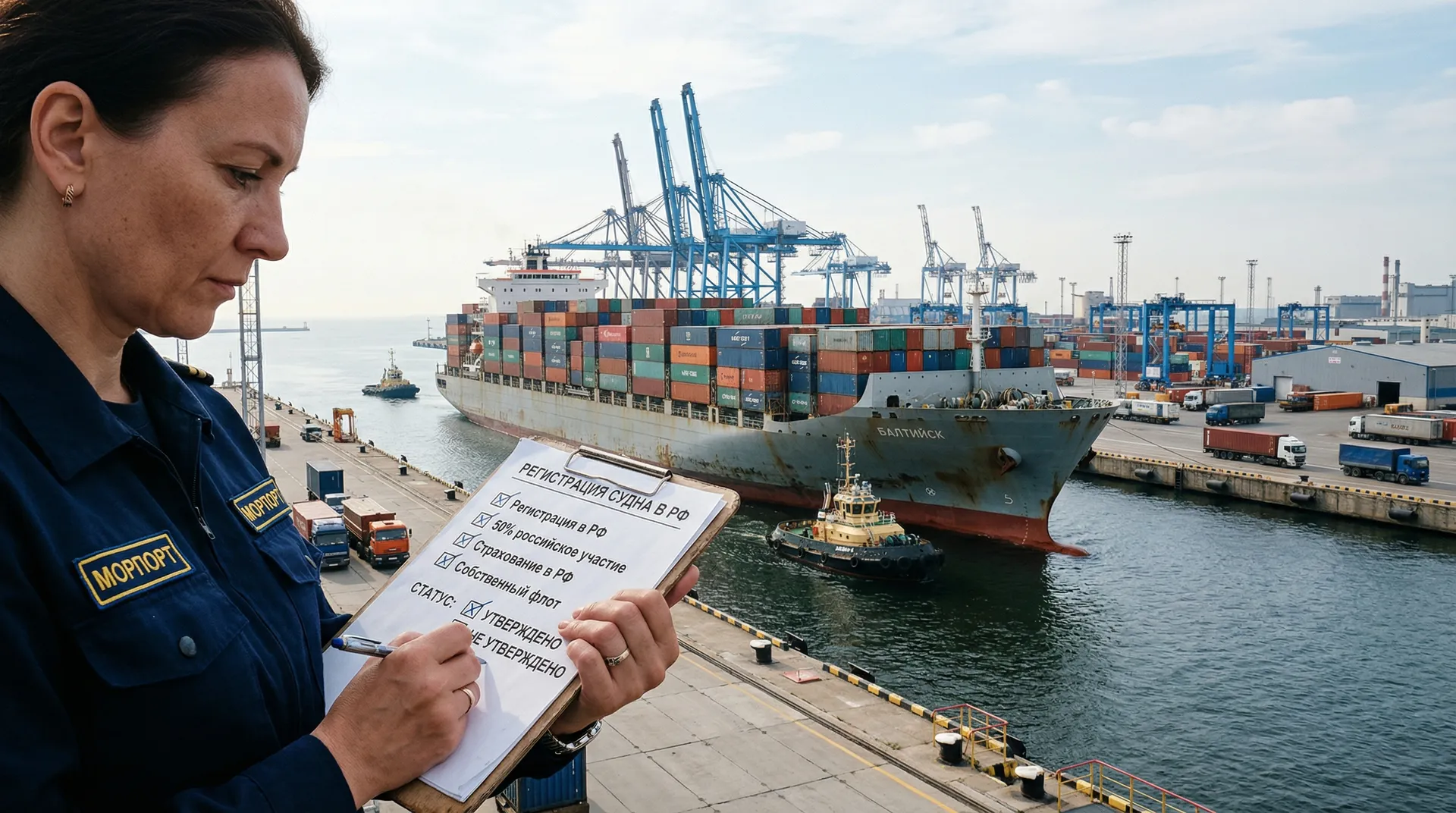 Минтранс закроет вход контейнерным гигантам без “российского контура”