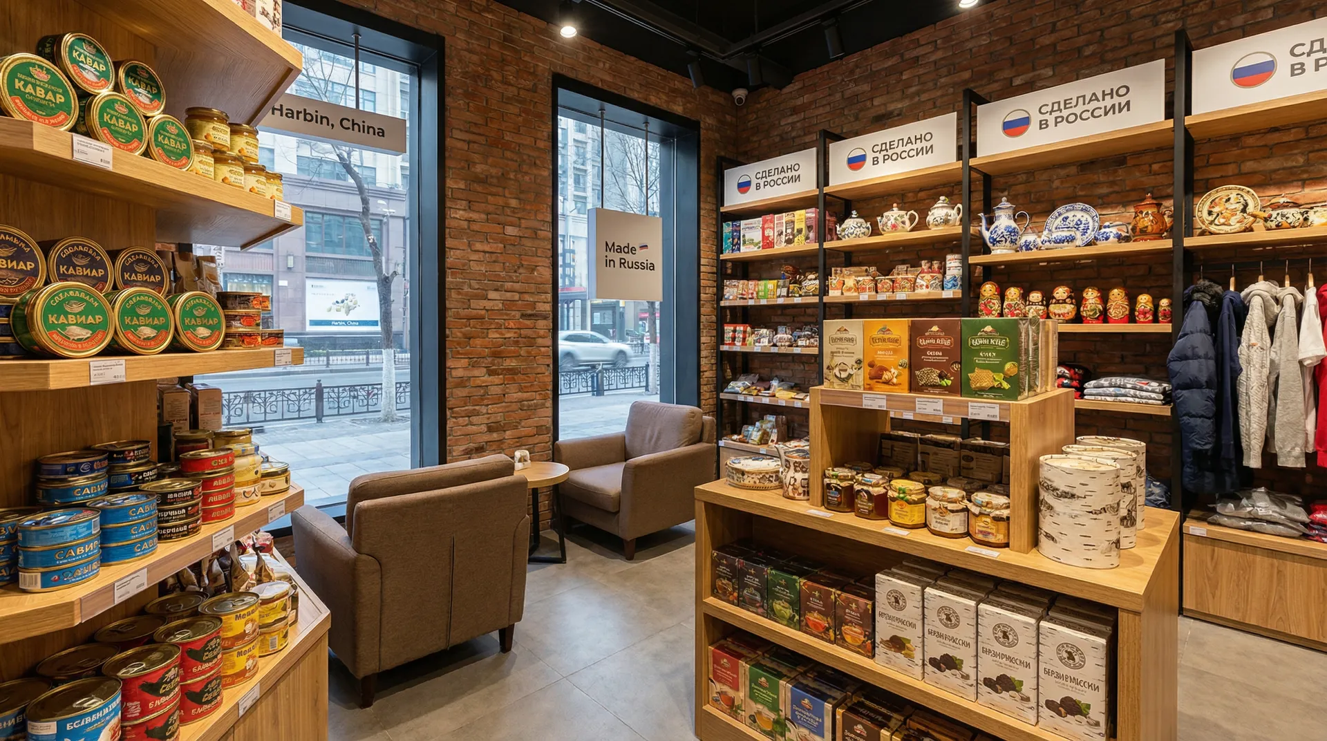В Харбине открылся розничный магазин «Сделано в России»