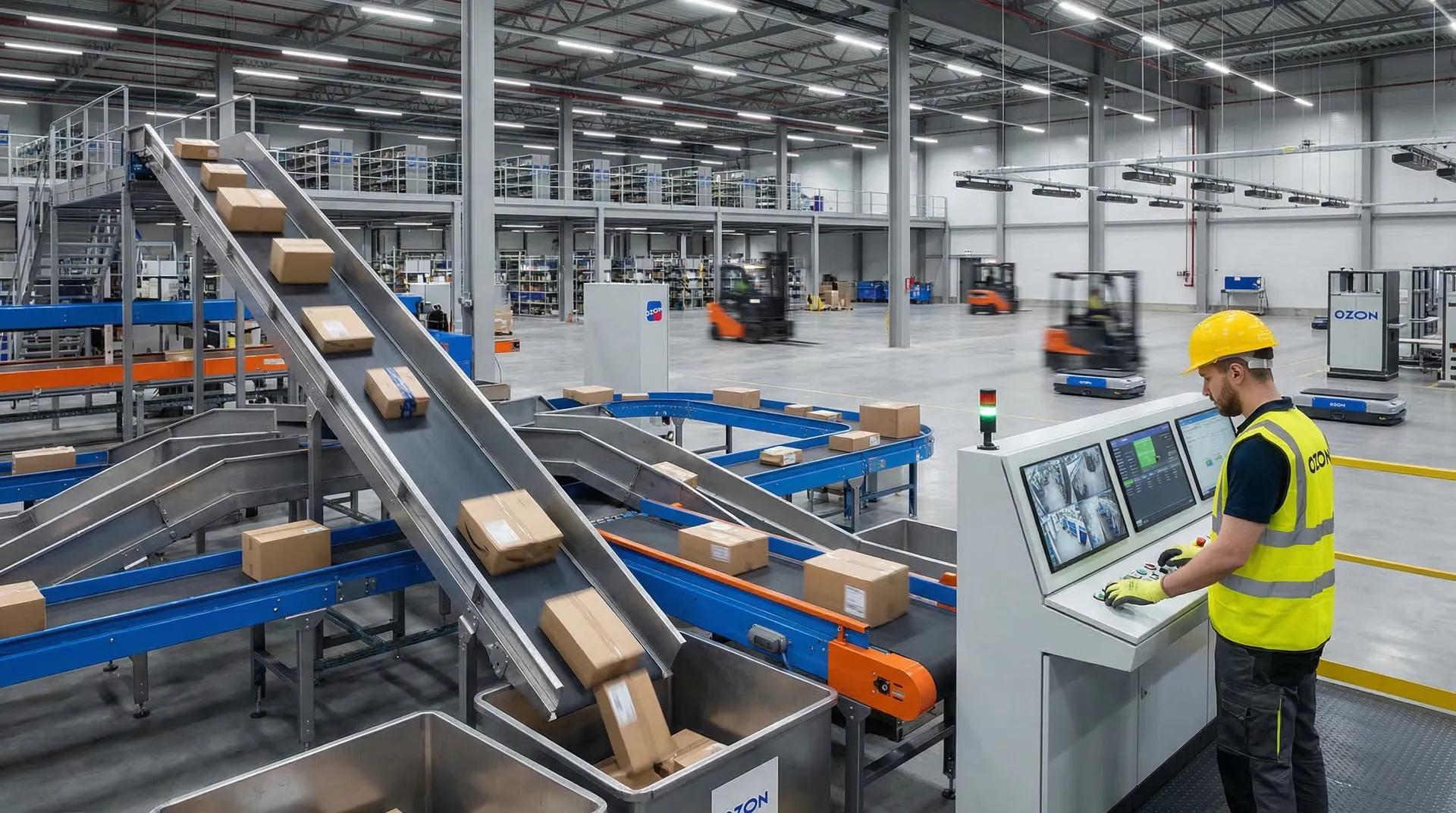 Ozon в 2026 году увеличит автоматизацию логистики в 8 раз