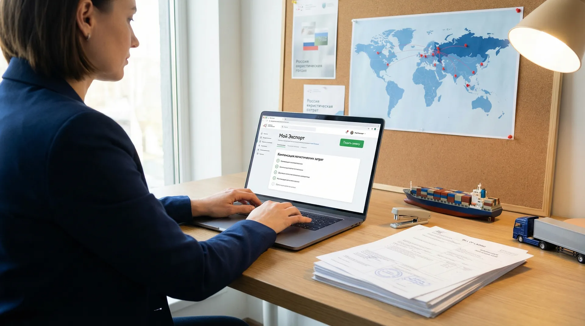 Господдержка: компенсация экспортной логистики на «Мой экспорт»