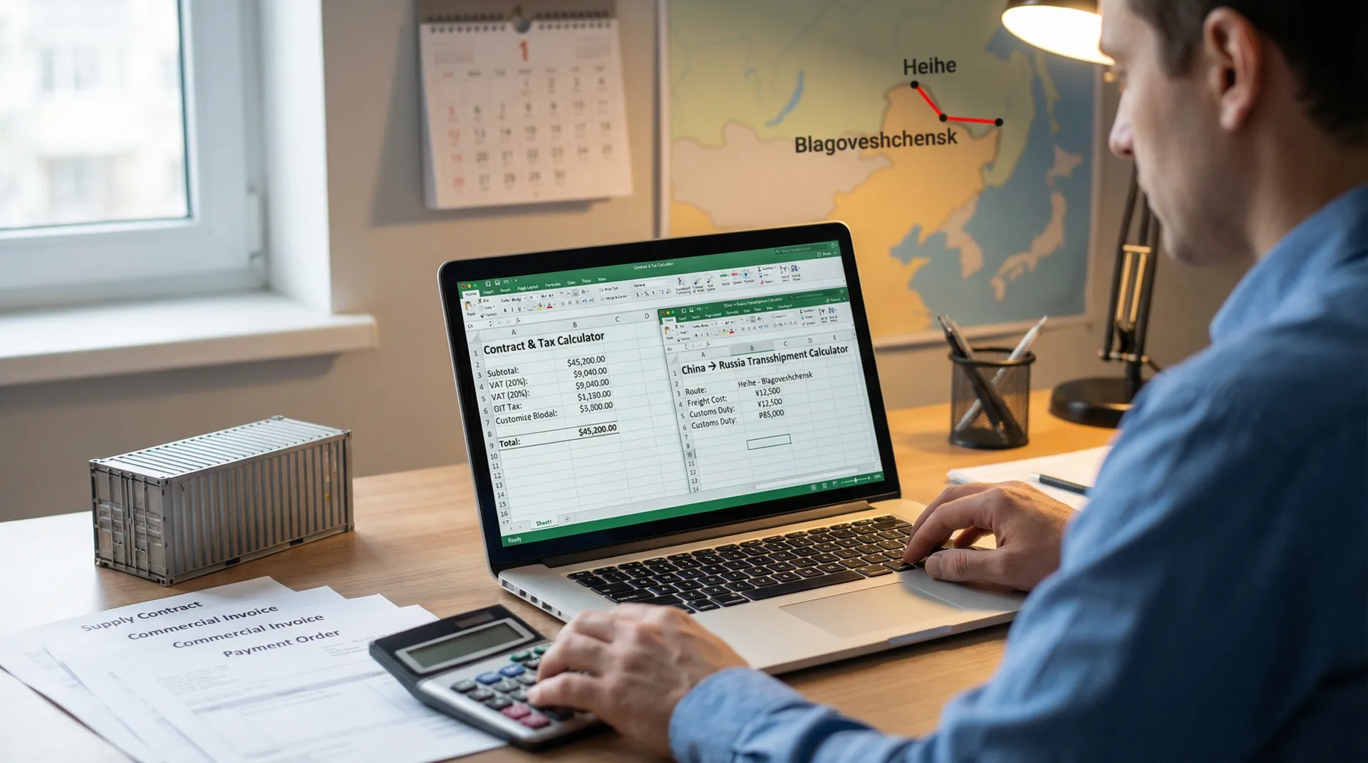 Китай на паузе: 2 калькулятора, которые быстро покажут реальную себестоимость и маржу в белой логистике