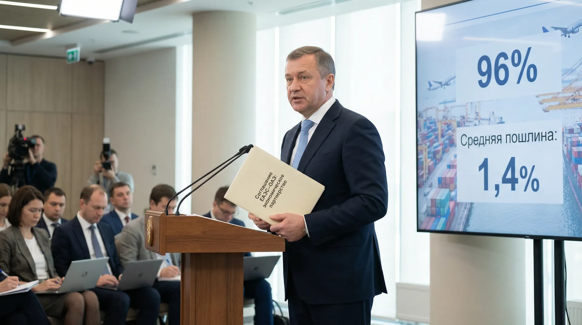 ЕАЭС–ОАЭ: преференции для 96% экспорта РФ вынесли на ратификацию