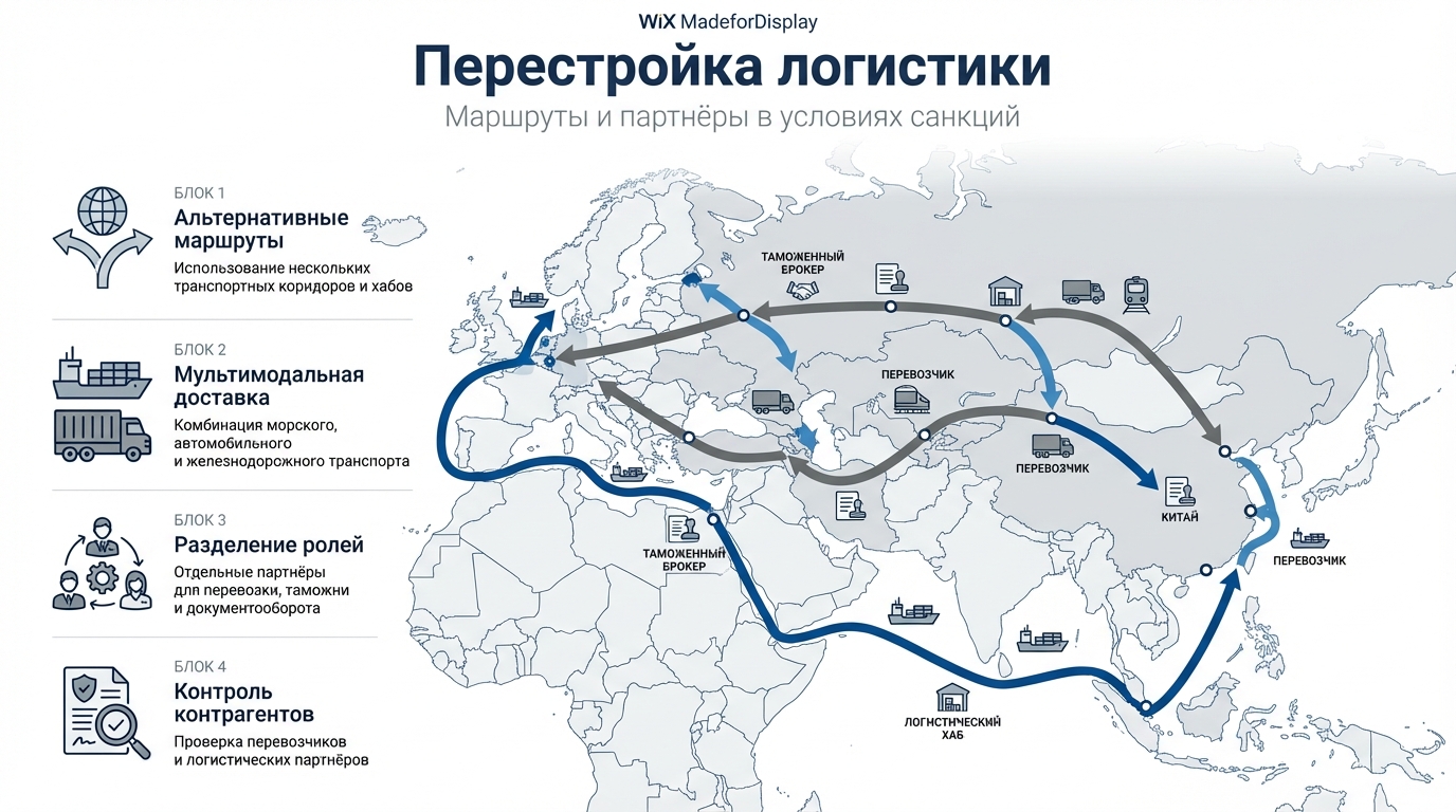 Перестройка логистики: маршруты и партнёры