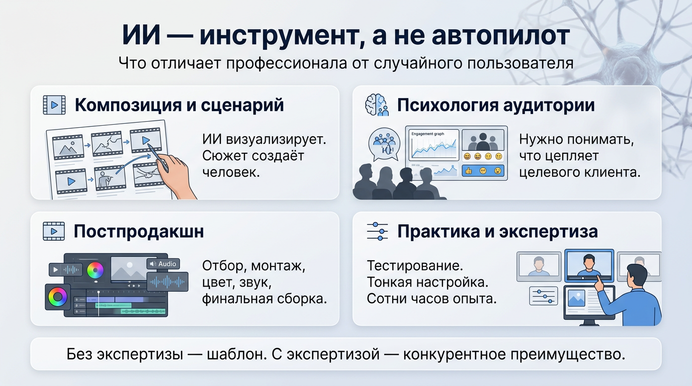 сам по себе ИИ — не автопилот