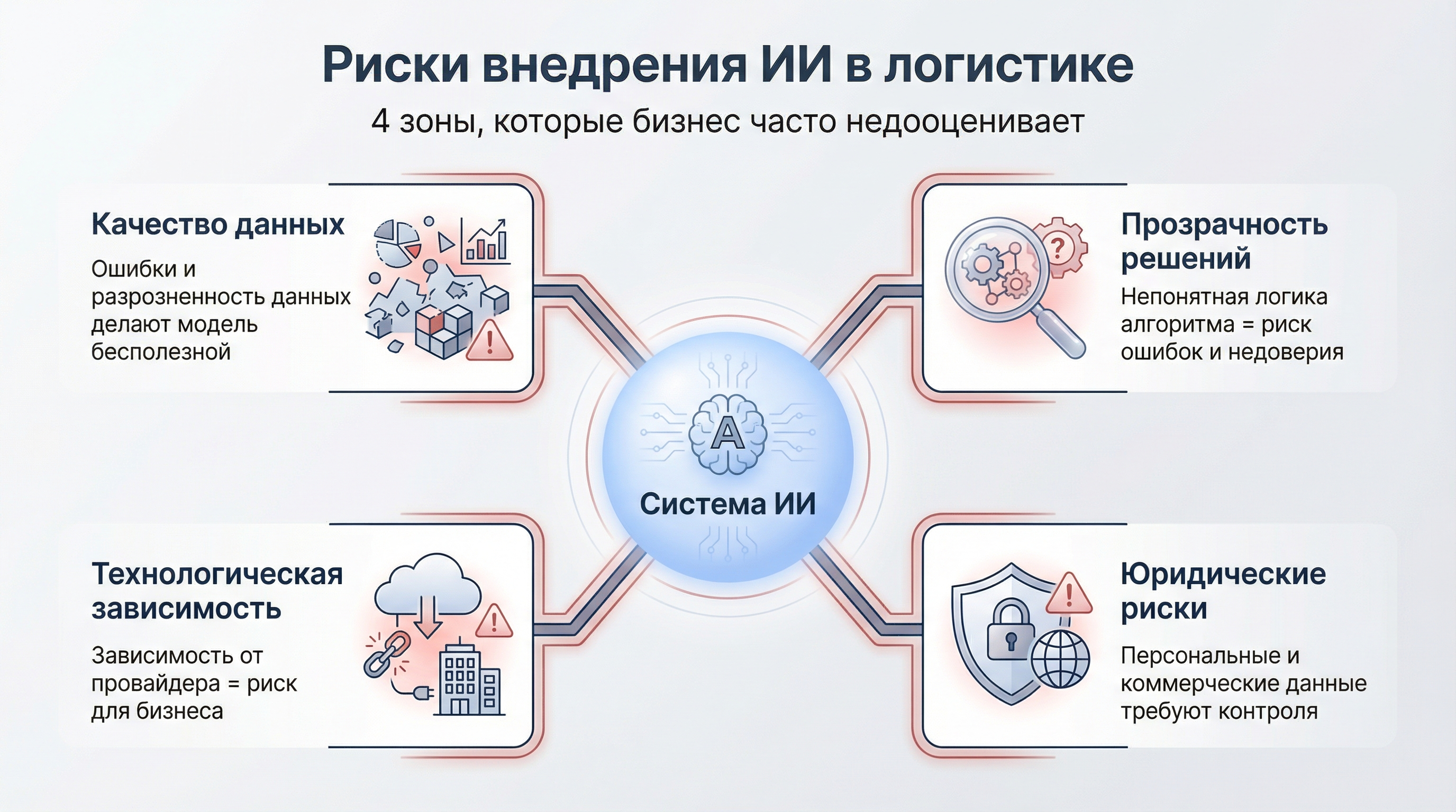 риски внедрения ИИ