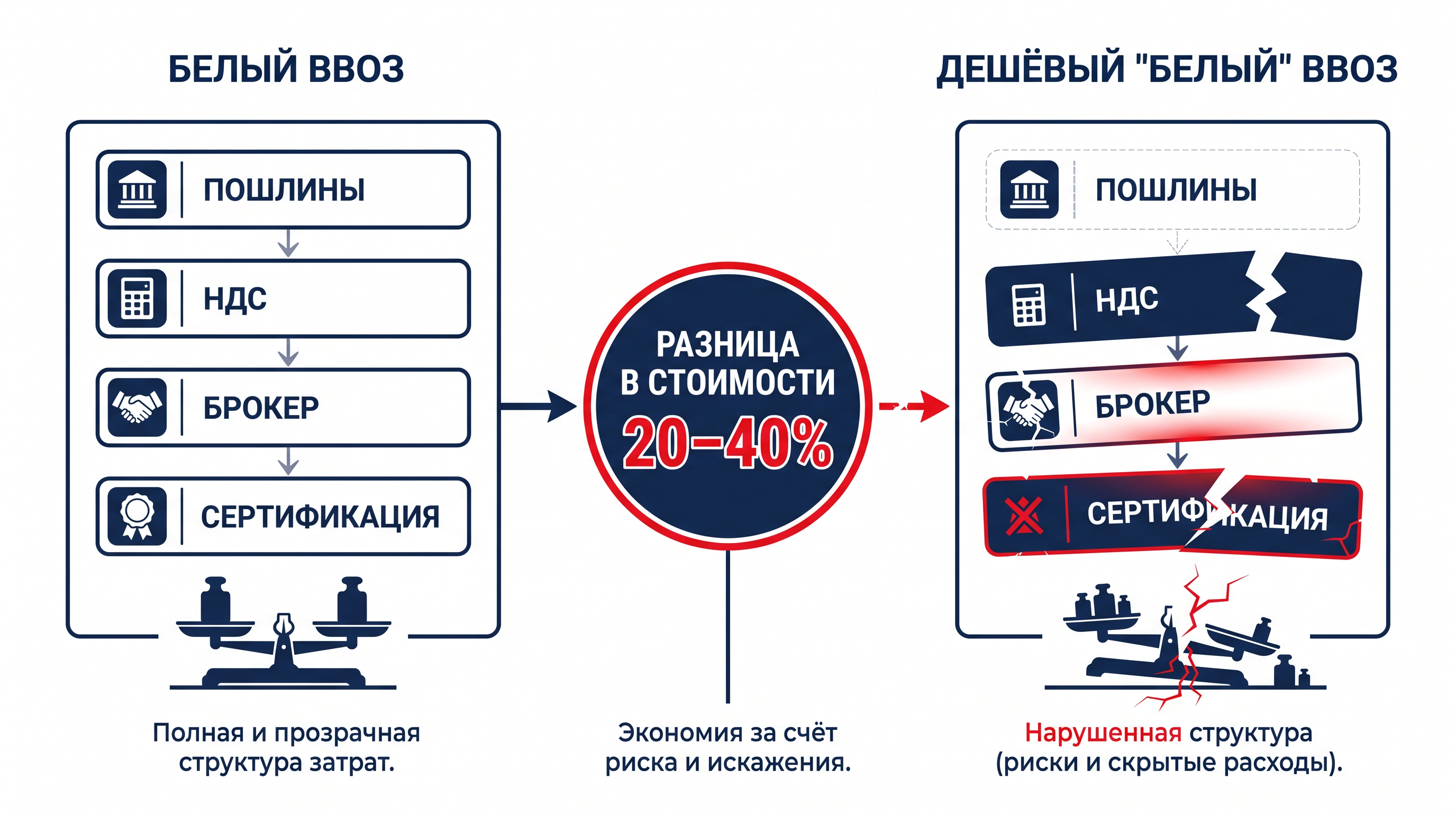 Что такое «дешёвый белый ввоз» и почему он привлекает