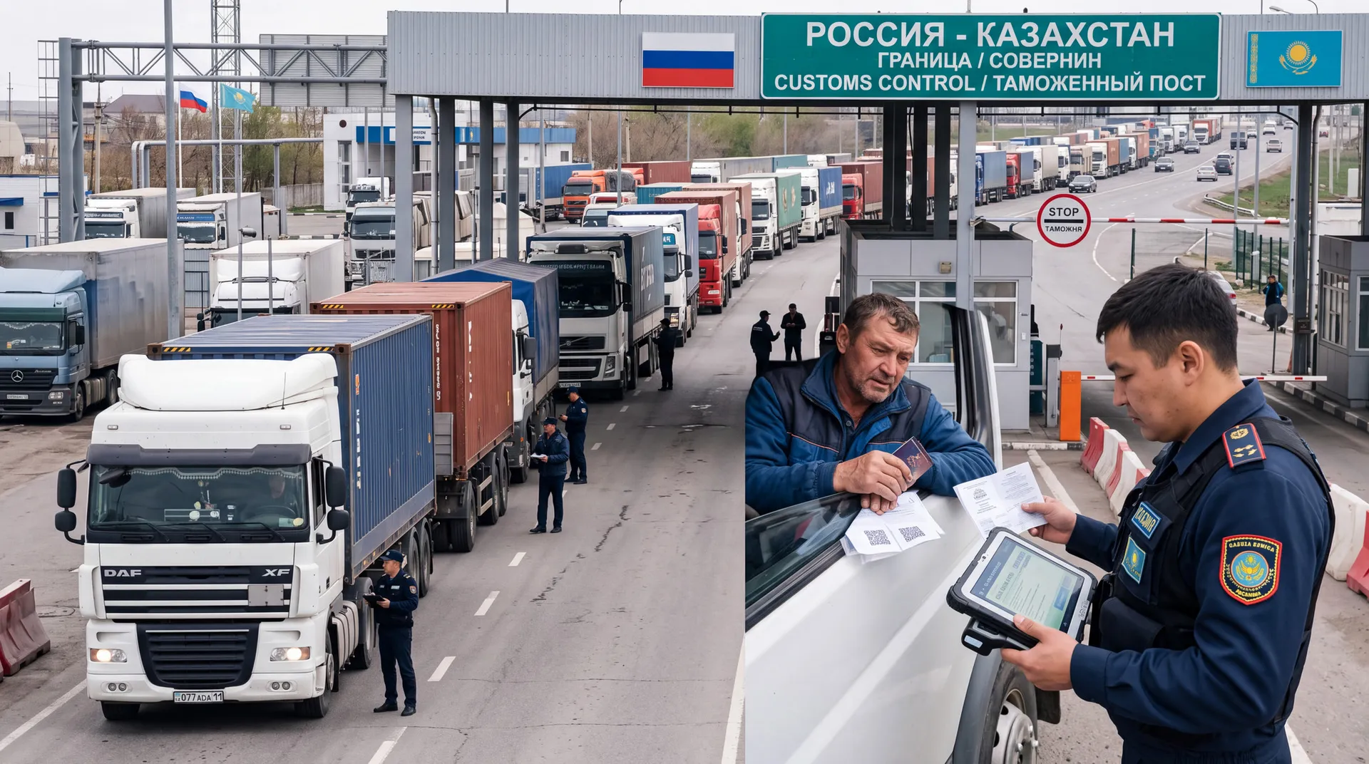 Россия и Казахстан запустили грузоперевозки с электронной накладной e-CMR
